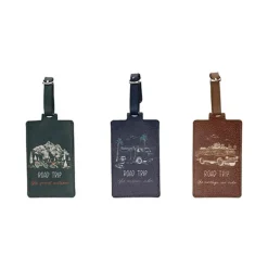 Kiub - Etiquette bagage 11,5x6 5 - Collection road trip