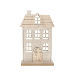 Kiub - Maison feutrine moyenne beige