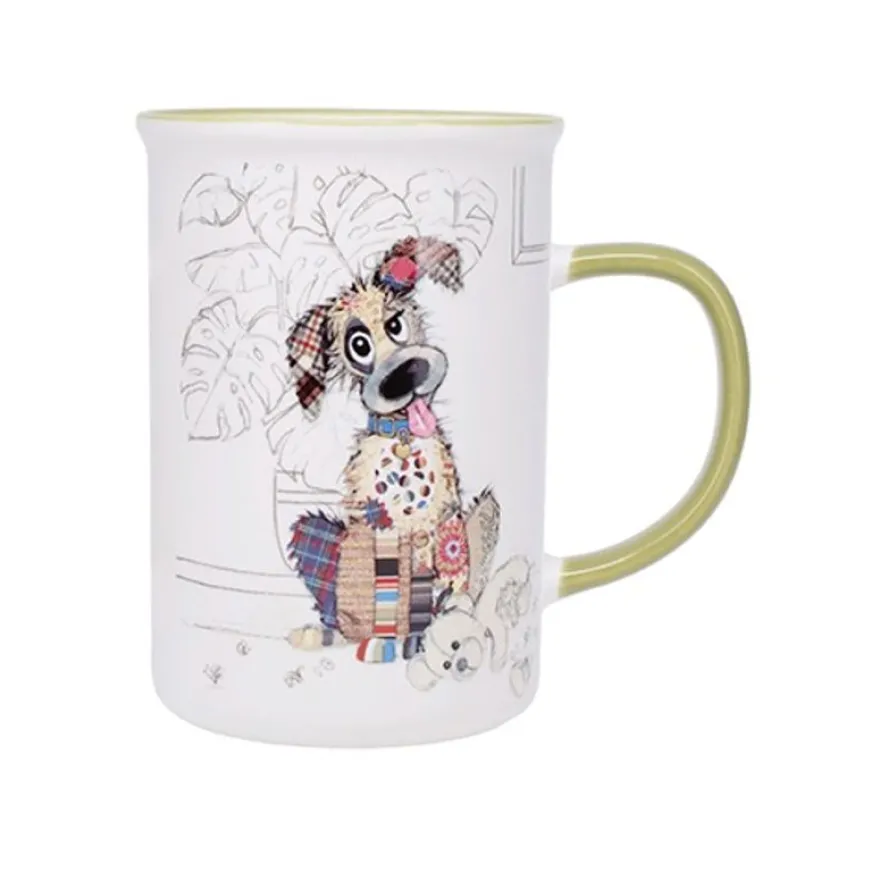 Kiub - Mug timbale droit l 360 ml kook chien