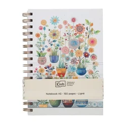 Kiub - Note book a5 spirale portfolio 21,4x15,2 pap bug art