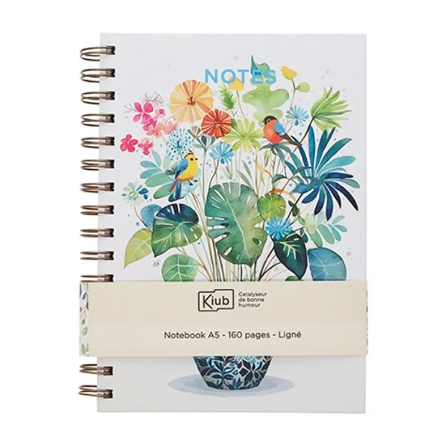 Kiub - Note book a5 spirale portfolio 21,4x15,2 pap bug art