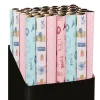 Kiub - Papier - Cadeau 2 mmotifs pastel rose bleu