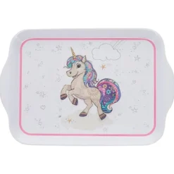 Kiub - Plateau licorne 20,8x14 - Collection kooks melamine