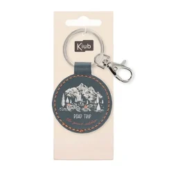 Kiub - Porte cle rond moto - Collection road trip