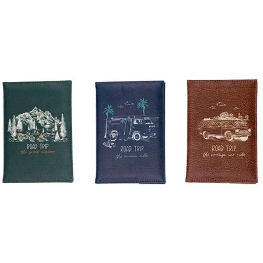 Kiub - Protege passeport 19,5x13 5 - Collection road trip