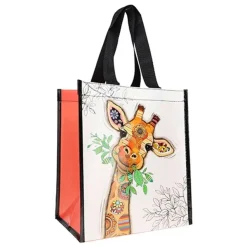 Kiub - Sac cabas en plastique recycle kook girafe
