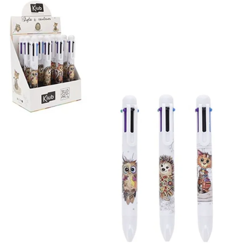 Kiub - Stylo 6 couleurs en display kook enfants 2