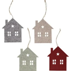Kiub - Suspension maison feutrine plate