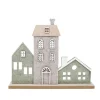 Kiub - Village feutrine beige et vert
