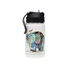 Kiub Kook - Gourde avec paille - 350 ml - éléphant
