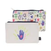Kiub Ma bonne étoile - Trousse plate en coton - blanc