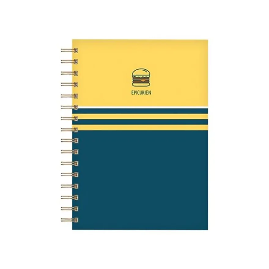 Kiub Pour Lui - Carnet de notes à spirale A5 - ligné - épicurien