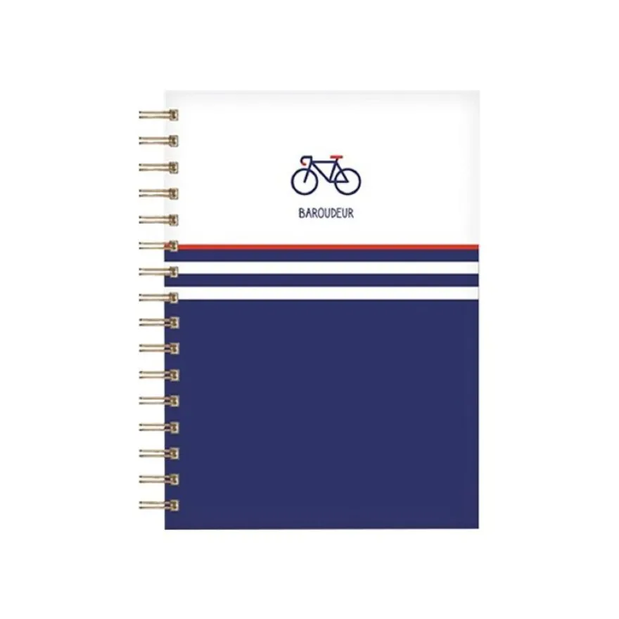 Kiub Pour Lui - Carnet de notes à spirale A5 - ligné - baroudeur