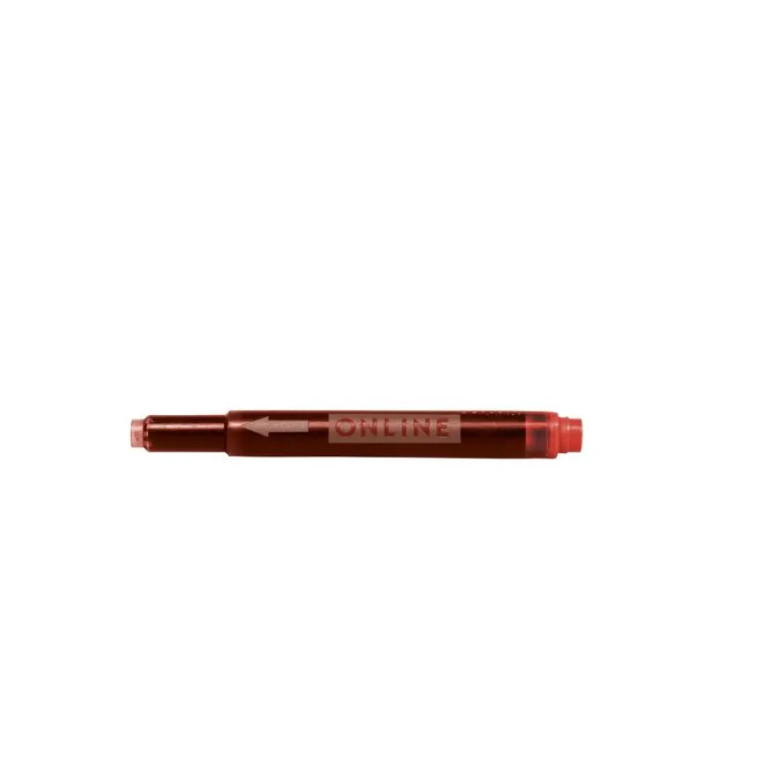 Kombi - Cartouches d'encre rouge pour stylos plume standard et stylos plume Lamy
