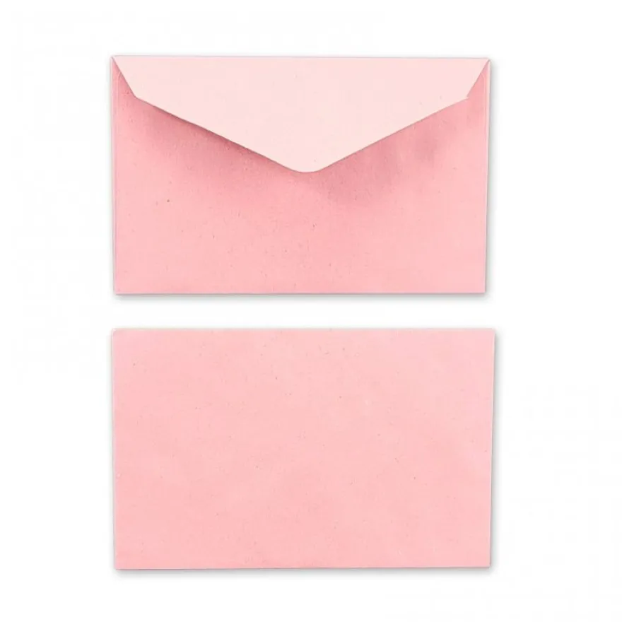 La Couronne - 1000 Enveloppes élection - 90 x 140 mm - 80 gr - sans fenêtre - rose - sans gommage