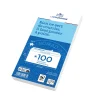 La Couronne - 100 Enveloppes DL 110 x 220 mm - 80 gr - sans fenêtre - blanc - bande auto-adhésive
