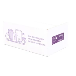 La Couronne - 500 Enveloppes C6 114 x 162 mm - 80 gr - sans fenêtre - blanc - autocollante