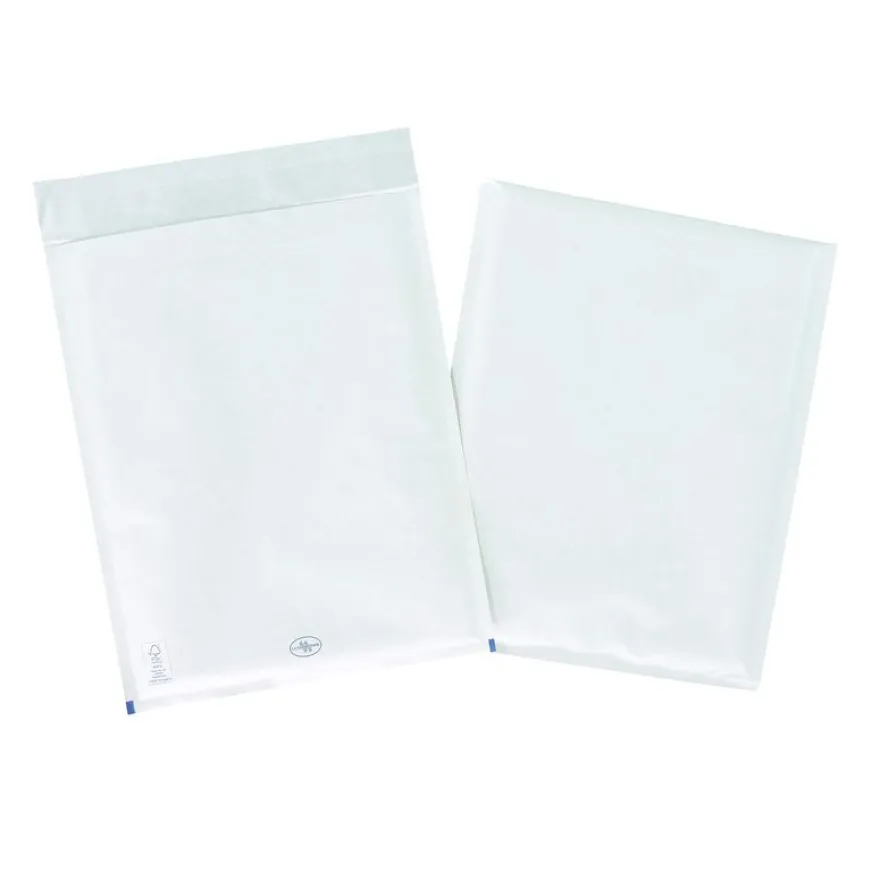 La Couronne - 10 pochettes bulles - 350 x 470 mm - autocollant - blanc