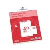 La Couronne - 50 Pochettes C4 229 x 324 mm - 90 gr - blanc - fenêtre cristal 110x50 mm - bande auto-adhésive