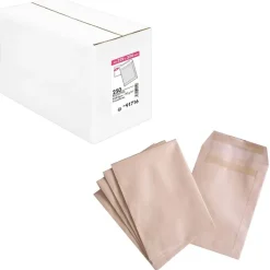 La Couronne - 250 Pochettes kraft - C4 229 x 324 mm - 90 gr - sans fenêtre - autocollant