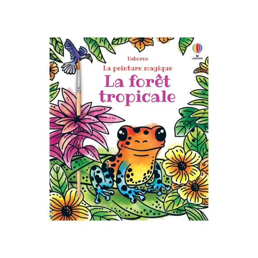La forêt tropicale - La peinture magique - par Baer Sam - livre à colorier