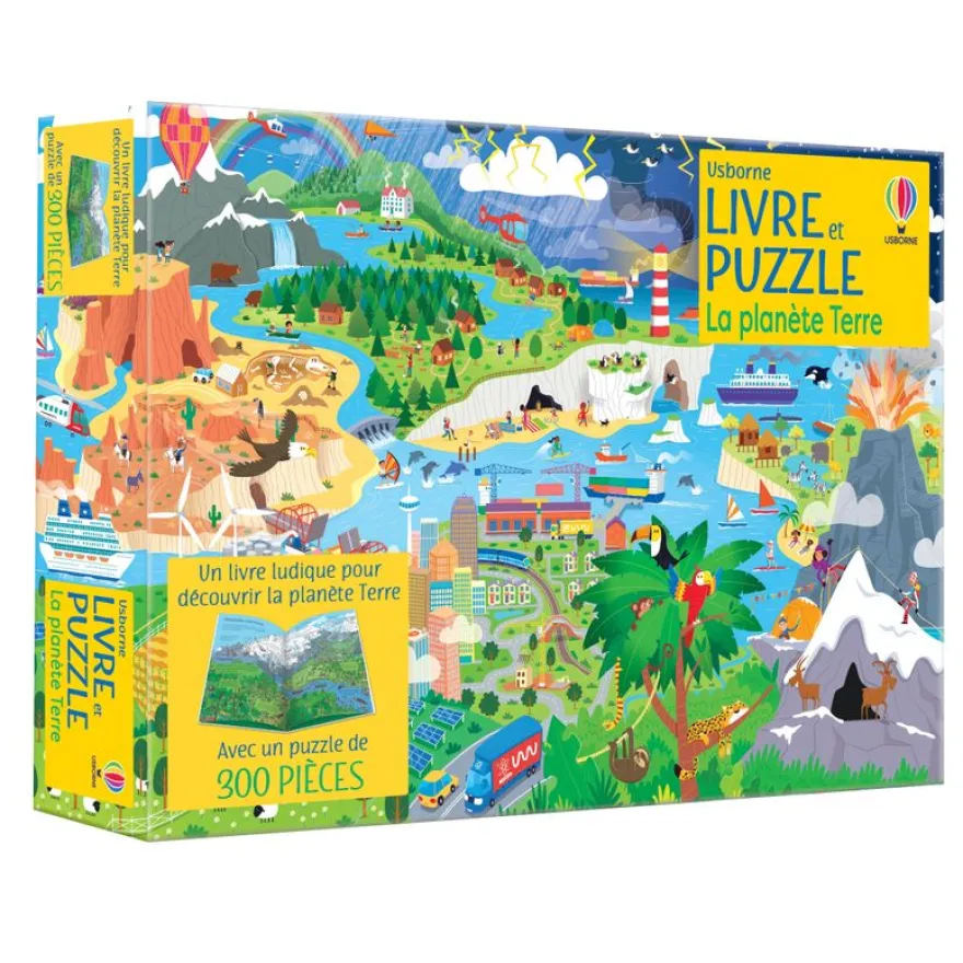La planète Terre - Coffrets Livre et puzzle