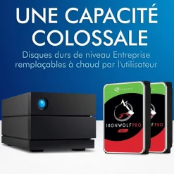 LaCie 2big RAID - disque dur externe - 4To - USB 3.1