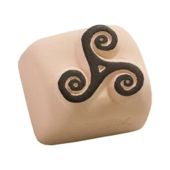 LaDot - Pierre pour tatouage éphémère - en céramique - taille S (2,2 x 2,2 cm) - triskèle