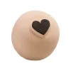 LaDot - Pierre pour tatouage éphémère - en céramique - taille S (2,2 x 2,2 cm) - cœur plein