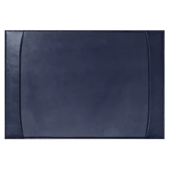 L'Agenda Moderne Satiny - Sous-main - 56 x 38 cm - bleu marine - Quo Vadis