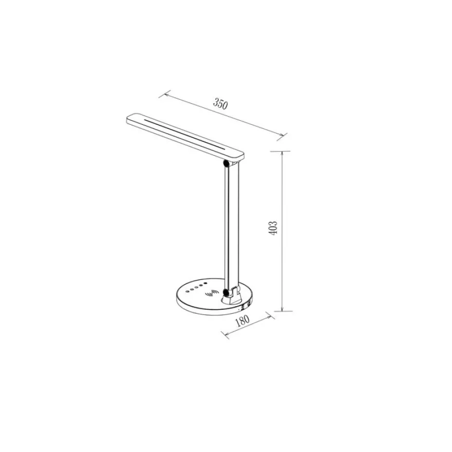 Lampe de Bureau ATIAS - blanc