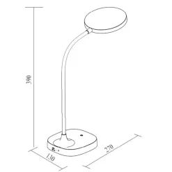Lampe de Bureau BOB - blanc