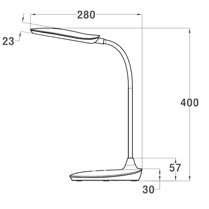 Lampe de Bureau LEON - noir