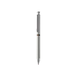 LAMY st Tri - Stylo 3 en 1 - noir, rouge et portemine - corps inox satiné