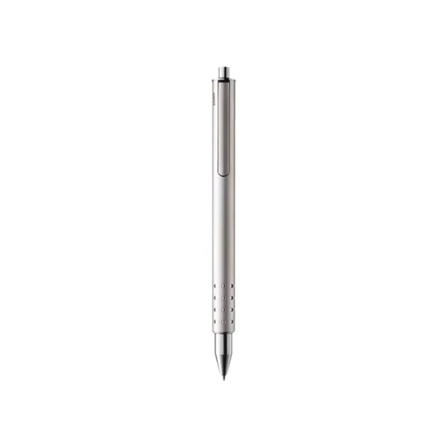 LAMY swift 330 - Roller bleu - rétractable - corps finition palladium