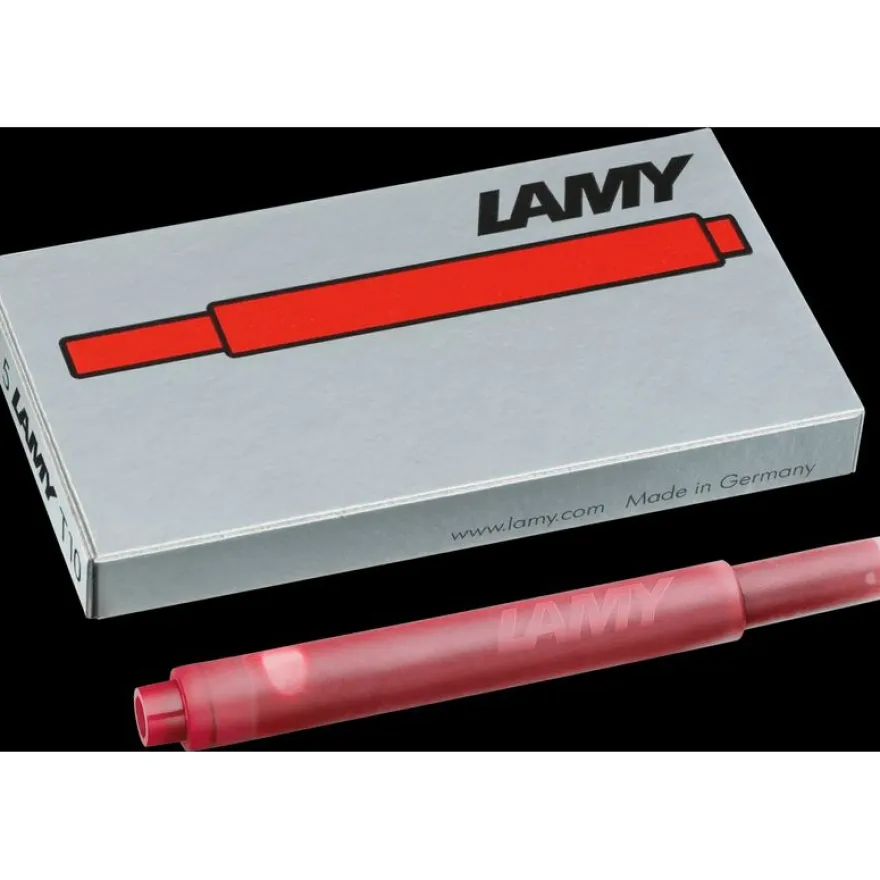 Lamy T 10 - 5 cartouches d'encre - rouge