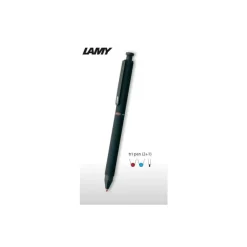 LAMY Tri pen - Stylo à bille 3-en-1 : bleu, rouge et porte-mine - noir mat