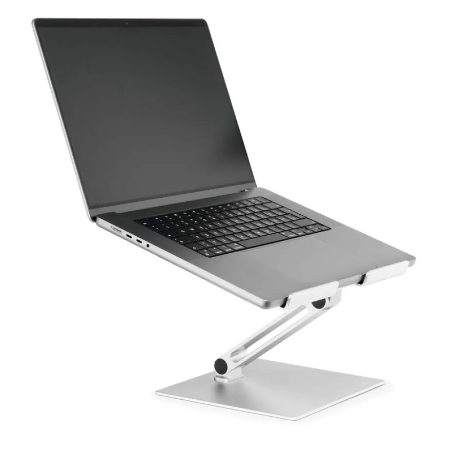 Laptop Stand rise - Support universel pour pc portable jusqu'à 17" ( jusqu'à 5kg) - argent