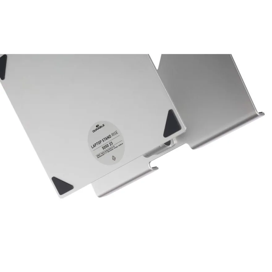 Laptop Stand rise - Support universel pour pc portable jusqu'à 17" ( jusqu'à 5kg) - argent