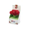 Lebez - Stylo fleurs - rose / rouge