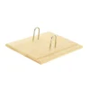 Lecas - Socle éphéméride en bois + bloc date à gauche - 14,5 x 20 cm