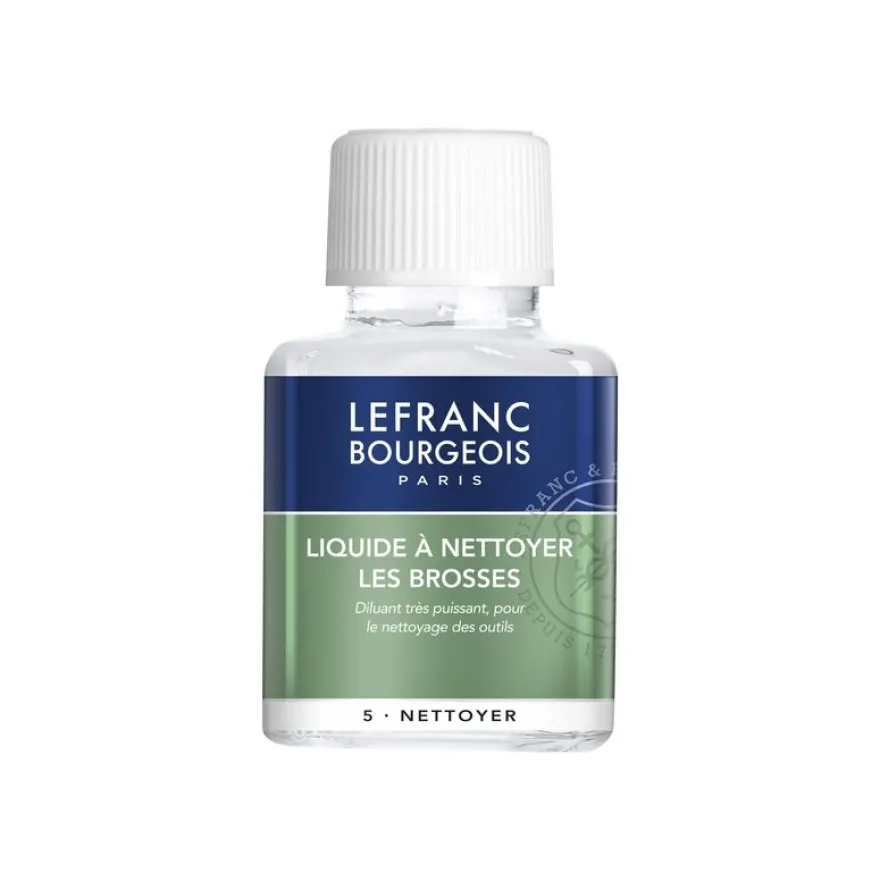 Lefranc Bourgeois - Additif liquide nettoyeur de brosses - 75 ml
