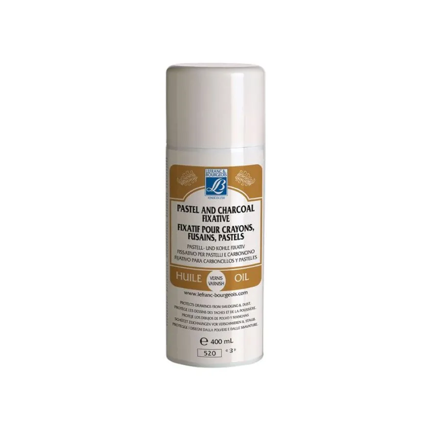 Lefranc Bourgeois - Fixatif pour crayons, fusains et pastels - 400 ml