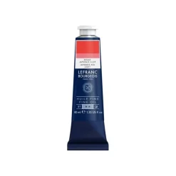 Lefranc Bourgeois - Peinture à l'huile - rouge japonais clair - opaque - fine - 40 ml
