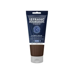 Lefranc Bourgeois - Peinture acrylique - terre d'ombre brûlée - 80 ml