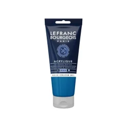 Lefranc Bourgeois - Peinture acrylique - bleu de Céruléum (imit.) - 80 ml