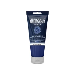Lefranc Bourgeois - Peinture acrylique - cyan bleu primaire - 80 ml
