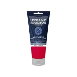 Lefranc Bourgeois - Peinture acrylique - rouge primaire - 80 ml