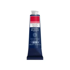 Lefranc Bourgeois - Peinture à l'huile - teinte foncée rouge de cadmium - opaque - fine - 40 ml