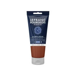 Lefranc Bourgeois - Peinture acrylique - terre de sienne brûlée - 80 ml